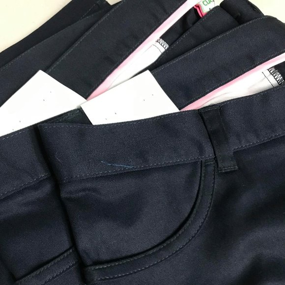 Juniors Stretch Twill Pants Blue - Picture 3 of 5